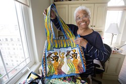 THE DANCER Fabric artist and dancer Blanche Brown, 78, said, "Life goes by so quickly, and most young people are in such a hurry to get to the next part of their life that they don't really take time to just enjoy what's happening right now." - PHOTO COURTESY OF SKY BERGMAN