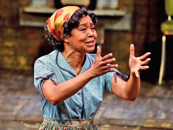 HEAR ME ROAR Karole Foreman's nuanced and powerful performance as Rose Maxson was one of the defining features of PCPA's season-ending production of Fences in 2017. - PHOTO COURTESY OF LUIS ESCOBAR/REFLECTIONS PHOTOGRAPHY STUDIO
