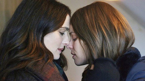FORBIDDEN Two women (Rachel McAdams and Rachel Weisz) explore the boundaries of faith and their mutual attraction to one another in Disobedience. - PHOTO COURTESY OF BLEECKER STREET