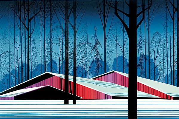 MORE THAN WINDMILLS Solvang is home to some really amazing art museums, including the Elverhoj Museum of History and Art, which has featured renowned artists such as Eyvind Earle. - IMAGE BY EYVIND EARLE/COURTESY OF THE ELVERHOJ MUSEUM
