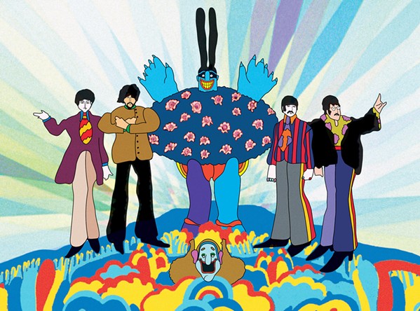 FIGHT THE BLUE MEANIES The Beatles classic 1968 animated adventure comedy Yellow Submarine screens exclusively at The Palm this week. - PHOTO COURTESY OF APPLE CORPS