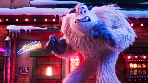 GENTLE GIANT? Migo (voiced by Channing Tatum) takes a leap of faith to discover if humans really exist, sowing discord in his Yeti village. - PHOTO COURTESY OF WARNER BROS.