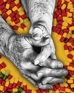 PILLS PROBLEM For seniors facing addiction problems, the consequences can be serious. - PHOTOS BY JAYSON MELLOM