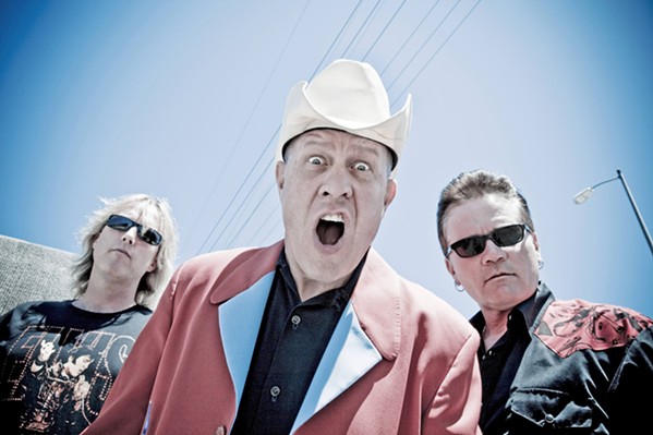 HORTON HEARS A HOWL Frontman Jim Heath (center) and his band, the Reverend Horton Heat, plays the Fremont Theater on Jan. 24. - PHOTO COURTESY OF REVEREND HORTON HEAT