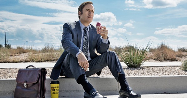 SLIPPIN' JIMMY Bob Odenkirk stars as Jimmy McKill, a morally fraught lawyer living in the shadow of his successful brother, in Breaking Bad's prequel, Better Call Saul. - PHOTO COURTESY OF AMC