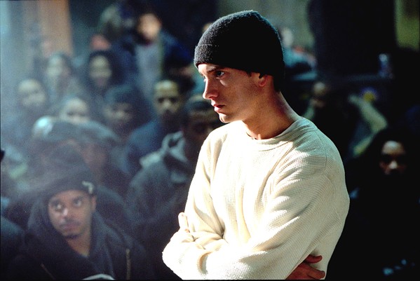 'YOU ONLY GET ONE SHOT' Eminem (pictured) was on top of the rap world when he starred in the 2002 semi-autobiographical film, 8 Mile. - PHOTO COURTESY OF UNIVERSAL PICTURES