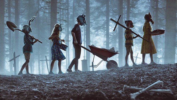 SOMETHING'S IN THE WOODS A new adaptation of Pet Sematary, the Stephen King novel about a supernatural burial ground, explores raising the dead. - PHOTO COURTESY OF ALPHAVILLE FILMS