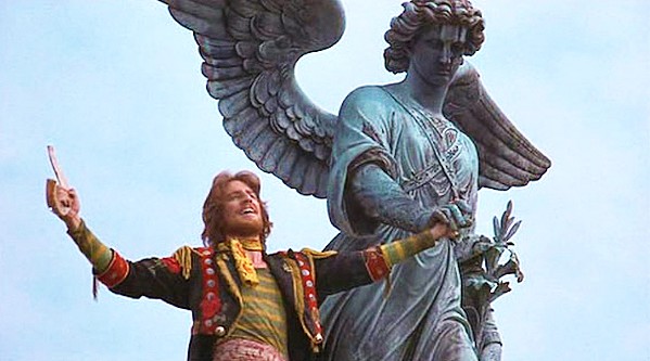 CENTRAL PERK John the Baptist (David Haskell) cheerfully performs "Prepare Ye" in Central Park in the 1973 musical, Godspell. - PHOTO COURTESY OF COLUMBIA PICTURES