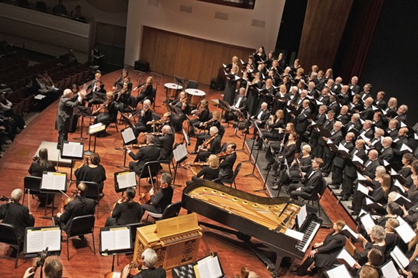 BEING ERNEST The SLO Master Chorale performs Ernest Bloch's masterwork, Avodath Hakodesh, on April 28, in the Performing Arts Center, as part of a three-day celebration of the Swiss composer and photographer. - PHOTO COURTESY OF THE SAN LUIS OBISPO MASTER CHORALE