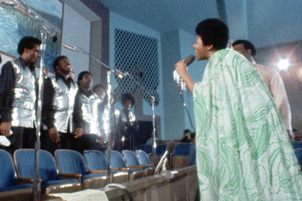 CALL AND RESPONSE Aretha Franklin teams up with the Southern California Community Choir to record Amazing Grace, her 1972 gospel album. - PHOTOS COURTESY OF 40 ACRES &amp; A MULE FILMWORKS