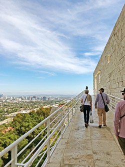 GET ME SOME GETTY Built atop a hill, the Getty Museum offers incredible views of Los Angeles, not to mention gorgeous architecture, grounds, and, oh yeah, art. - PHOTOS BY PETER JOHNSON