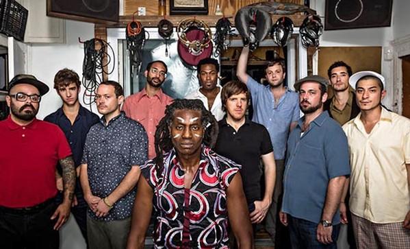 AFROBEAT AT LIVE OAK Antibalas brings its world beat sounds to the second day of the Live Oak Music Festival, June 21 to 23, at El Chorro Regional Park. - PHOTO COURTESY OF ANTIBALAS