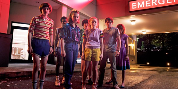 DREAM TEAM The kids from 1980s Hawkins, Indiana, are back for a third season of Stranger Things. This time, they’re a little bit older and more complicated as they fight the next manifestation of the Upside Down. - PHOTO COURTESY OF NETFLIX