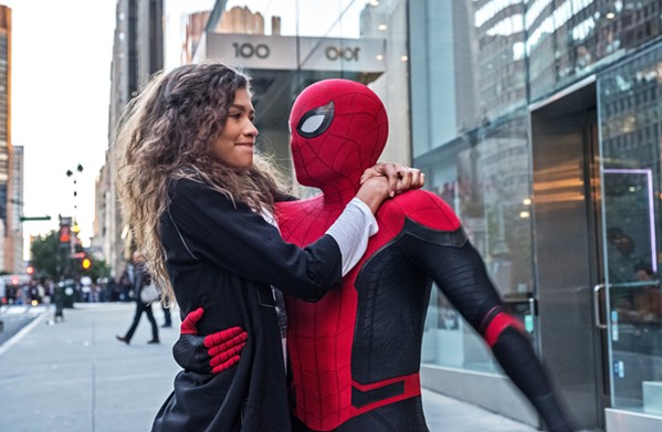 GET THE GIRL Tom Holland (right) returns as Peter Parker, aka Spider-Man, and Zendaya is MJ, in Spider-Man: Far From Home. - PHOTO COURTESY OF MARVEL STUDIOS