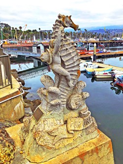 SEEING THE SIGHTS The Santa Barbara Marina offers boat tours, kayak and stand-up paddleboard rentals, and fresh seafood at spots like Brophy Bros., where we had a great lunch. - PHOTOS BY GLEN STARKEY