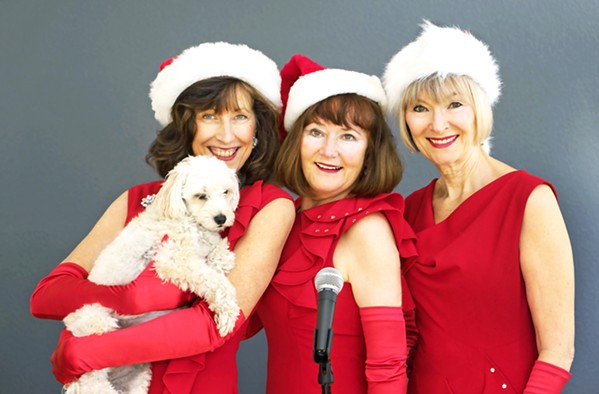 TIGHT VOCAL HARMONIES The In Time Trio bring their harmony-rich holiday sounds to D'Anbino on Dec. 15. - PHOTO COURTESY OF IN TIME TRIO
