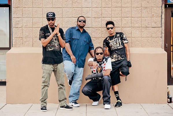 FIVE BONES Melodious hip-hop act Bone Thugs N Harmony plays the Fremont on Dec. 22. - PHOTO COURTESY OF BONE THUGS N HARMONY