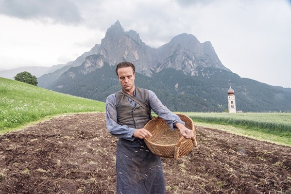 FACING FASCISM August Diehl stars as Austrian farmer Franz J&auml;gerst&auml;tter, a conscientious objector who faces execution for refusing to fight for the Nazis in World War II, in auteur Terrance Malick's A Hidden Life. - PHOTO COURTESY OF STUDIO BABELSBERG