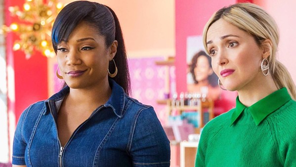 BEAUTY CONTEST Two friends&mdash;Mia Carter (Tiffany Haddish, left) and Mel Paige (Rose Byrne)&mdash;start Mel &amp; Mia's, a cosmetics company, but they have very different ideas about how to run it, in Like a Boss. - PHOTO COURTESY OF PARAMOUNT PICTURES