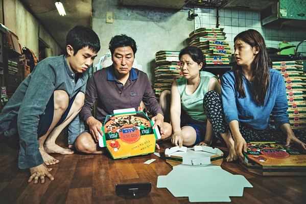 BEST PICTURE! The impoverished Kim family infiltrates a wealthy family, replacing their longtime employees, in the four-time Oscar winner Parasite. - PHOTO COURTESY OF BARUNSON E&amp;A
