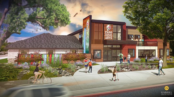 NEW FACILITY The Paso Robles Youth Art Foundation’s planned expansion (rendered here) would allow it to increase enrollment and offer new enrichment classes of all kinds. - RENDERING COURTESY OF GABRIEL ARCHITECTS