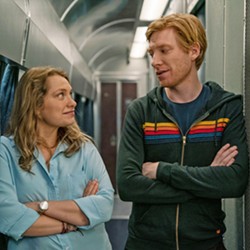 ROAD TRIP Ruby (Merritt Wever) and Billy (Domhnall Gleeson) go on an impromptu adventure based on a pact they made years earlier in college to drop everything and run away with each other if one or the other texted "RUN," in HBO's limited series Run. - PHOTO COURTESY OF ENTERTAINMENT ONE