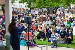 Hundreds gather in SLO to protest police violence against people of color