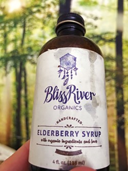 IMMUNE SYSTEM SHOTS Due to some guidance from SLOW Money, local food companies like BlissRiver Organics could increase its supply of elderberry syrup and keep SLO County residents healthy. - PHOTO BY BETH GIUFFRE