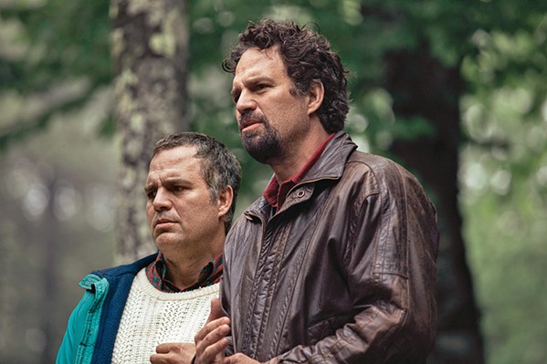 BROTHERLY LOVE Mark Ruffalo stars in the twin roles of paranoid schizophrenic Thomas Birdsey (left) and his brother Dominic, who's trying to get his brother released from a mental asylum, in HBO's mini-series I Know This Much Is True. - PHOTO COURTESY OF HBO