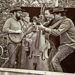 FOOT-STOMPING FUN Old-time string band the SLO County Stumblers have a terrific debut album available as a digital download, CD, and 12-inch vinyl record. - PHOTO COURTESY OF THE SLO COUNTY STUMBLERS