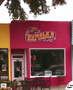 LOOK CLOSER During the day, you may see a "closed" sign, but Bumble B Soda Company is open for business. A great time to enjoy one of their sweet treats is on Saturdays at the Morro Bay Farmers Market. - PHOTO BY BETH GIUFFRE