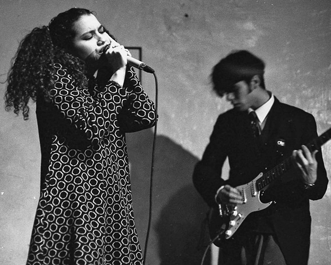 BOCA DE SANDIA Photographer David Villarreal captured Nicole Presley singing with Boca De Sandia ("Watermelon Mouth") at the Troy Caf&eacute; in Los Angeles in 1992.
