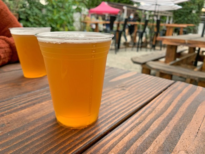 THE LITTLE THINGS Birchwood Beer Garden in Nipomo serves up simple pleasures such as Figueroa Mountain's Mosaic IPA.