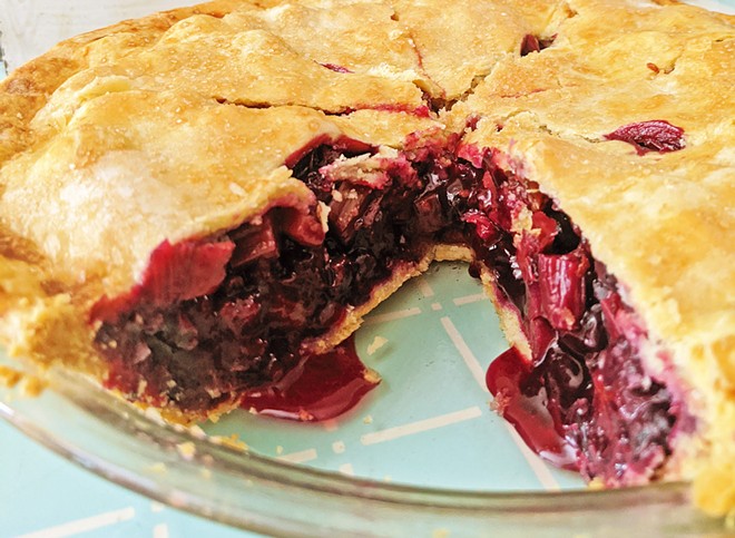 BERRY SEASON Pies are always in season for Ian and Alicia Denchasy, who serve up slices of berry and rhubarb pie at local farmers' markets when the local produce is at its peak.
