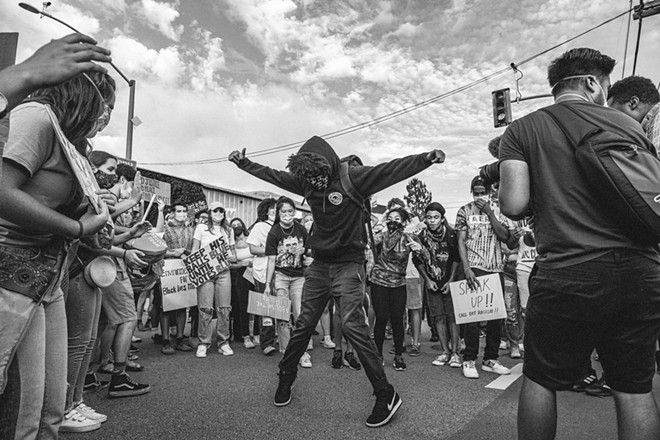 DANCING IN THE STREET You can virtually tour Richard Fusillo's new photography exhibition, We All Bleed, on the San Luis Obispo Museum of Art's webpage, where you can also hear the voices of those involved.
