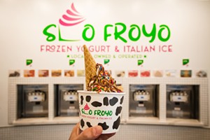 SWIRL IT UP  A cone, a cup, sprinkles, and frozen yogurt. You really couldn't ask for anything more from SLO County's Best Froyo, SLO Froyo n' Italian Ice in downtown San Luis Obispo. - PHOTO BY JAYSON MELLOM