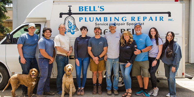 THEY DO PIPES The gang at Bell's Plumbing Repair can take care of your plumbing emergencies, repairs, and more. Why? They were voted Best Plumber in SLO County.