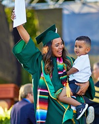 PRIORITIES To Ashlee Hernandez (pictured), a coordinator of Cal Poly's Parent and Family Programs, enabling the success of college students with children is personal.
