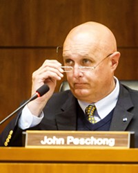 RAISING THE BAR First District SLO County Supervisor John Peschong suggested local campaign finance regulations that will allow for larger donations than in state office races.