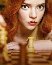 KILLER QUEEN Anya Taylor-Joy stars as orphaned chess prodigy Beth Harmon, whose keen mind makes her a world-class player but also causes her torment, in The Queen's Gambit, on Netflix.