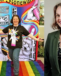 ON THE AIR Gala Pride and Diversity Center Executive Director Michelle Call (left) and Center Coordinator Serrina Ruggles (right) will be recurring guests on Dave Congalton's monthly talk radio segment regarding LGBTQ-plus issues.