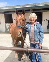HOME AWAY FROM HOME Judie Garnsey has owned an operated Meadow Creek Farm just outside of SLO since 1971, which has been a haven for horses and people alike.