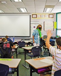 MASKING UP The state requires everyone to mask up in the classroom this year, and local parents have varying views on the mandate.