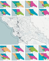 MAPPED OUT Boundaries for SLO County's political landscape may be changing soon as the current supervisors weigh new district maps in the once-a-decade redistricting process.