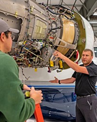 LEARNING THE ROPES Cuesta College is drumming up interest in its new aviation maintenance technician program, where students will get hands-on experience working on a variety of aircraft. Community ed courses began Sept. 6, and the certificate program begins January 2023.