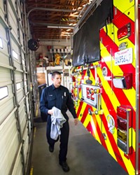 HEAVY LOAD Five Cities Fire Authority Union President Jeff Lane said that workplace injuries are at an all-time high because of the increased call volume and inadequate staffing.