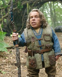 SMALL BUT BRAVE Warwick Davis reprises his role as the Nelwyn sorcerer Willow Ufgood in this Disney TV series based on the 1988 Ron Howard film of the same name, Willow.