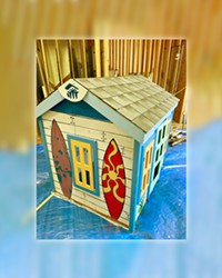 Habitat for Humanity, Templeton Glass build playhouse for families in need