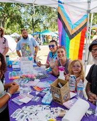 PRIDE CONTINUES Residents create crafts together at Atascadero's first major Pride event on June 16.