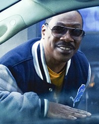 DOING THE NEUTRON DANCE Eddie Murphy reprises his role as Detroit Police Detective Axel Foley, who returns to Beverly Hills on another case, in Beverly Hills Cop: Axel F, screening on Netflix.